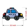 Generic Police Car Iron On Patches, Cute Decor Patches for