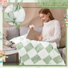 Buryeah 6 Pcs Checkered Throw Blankets Bulk, Checkerboard Soft Cozy