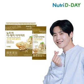 Nutri D-Day 뉴트리디데이 고소한귀리 다이어트 쉐이크 14포 + 쉐이크컵 NutriDay Savory Oat Diet Shake 14 Packs + Shake Cup