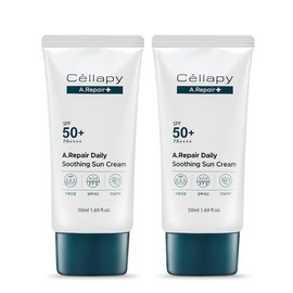 Cellapy A-Repair Daily Soothing Sun Cream 50ml/SPF50+ 2 Pieces / 셀라피 에이리페어 데일리 수딩 선크림 50mlspf50+ 2개