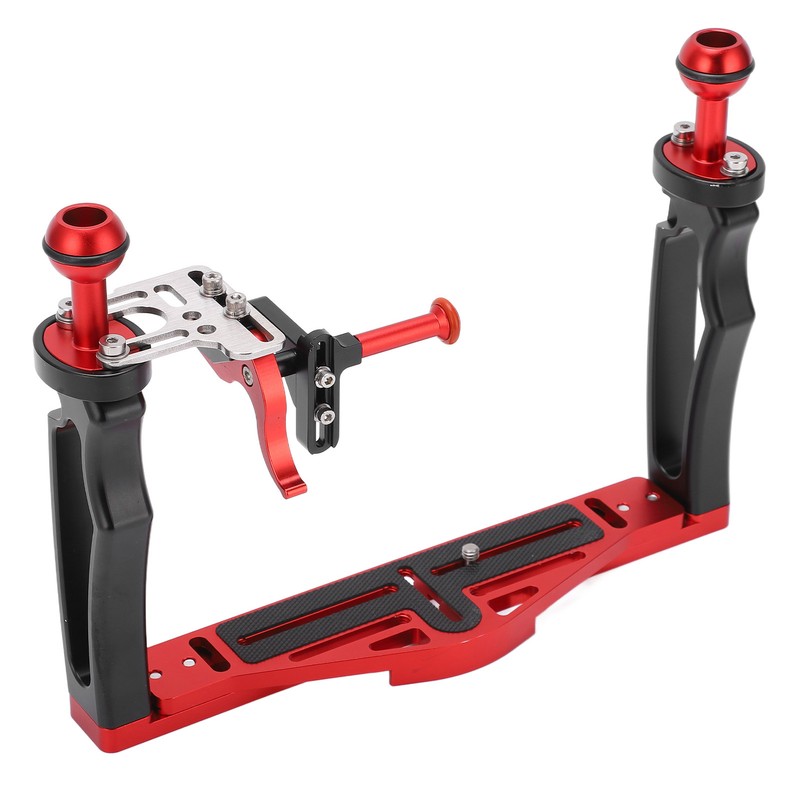 Dual Handle Tray Stabilizer Rig Diving Underwater Camera Housing Tray