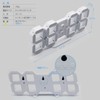 KOSUMOSU Multicolor Digital Clock, 7 Colors LED RGB Table Clock,