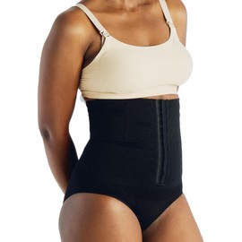 Belly Bandit - C-Section & Postpartum Recovery Undies - C-Section Protection and Odor Reduction - Black, Medium
