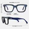 Zeelool Stylish Square Eyeglasses Thick Frame Glasses for Men with