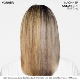 Biolage Colouring Conditioner for a Grey-Silvery Shade in Blonde Hair, More Brilliance and Fresh Colour, ColorBalm Earl Grey, 1 x 250 ml