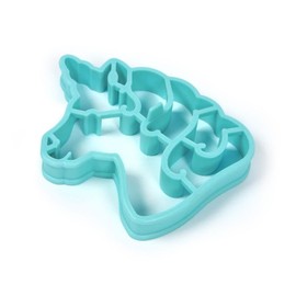 Fred & Friends Crack A Smile Silicone Egg and Pancake Breakfast Mold. 5.75-Inch, Blue Unicorn