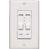 Quorum 7-1192-6, Three Speed and Light Dimming Wall Slide Control,