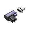 Magnetic Type C to Type C Adapter 24pin Elbow PD100W