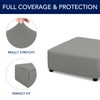 PureFit Super Stretch Form Fit Square Ottoman Cover Rectangle -