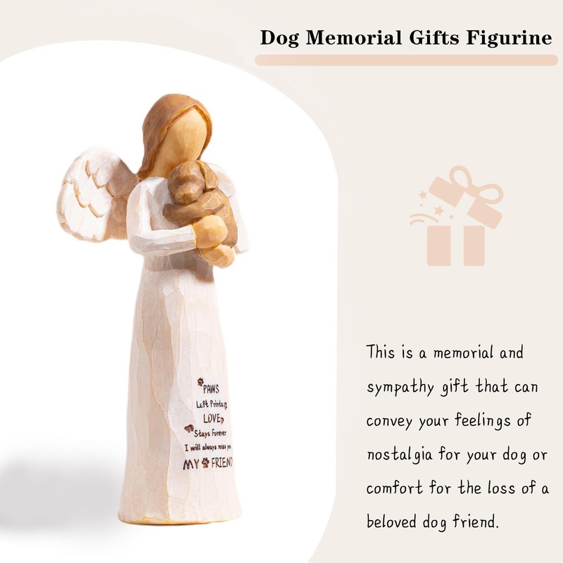 Mcsoffciao Dog Memorial Gifts for Loss of Dog,Pet Memorial Gifts