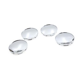 VekAuto 4Pcs Silver Tone 68mm Dia 6 Lugs Car Tire Wheel Center Hub Caps Cover Protector Auto Accessories