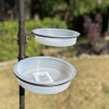 Water Dish & Bird Bath Bracket Double Pack for Metal