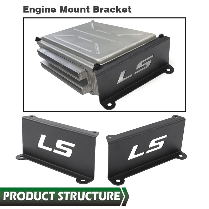 GRAND ORANGE Engine Computer Mount Bracket Steel Bracket Compatible with