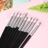 LIQWEI 10 Pcs Silicone Paint Brushes, Professional Silicone Sculpting Tools