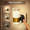 JandCase Night Light Socket, Night Light with Twilight Sensor, Dimmable
