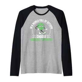 Brussel Sprouts Recipes Funny Ogranic Fresh Vegetable Food Raglan Baseball Tee