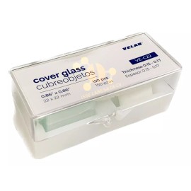 Velab Cubreobjetos 22x22 Mm 5 Cajas Con 150 Piezas C/u Velab