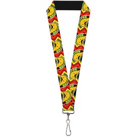 Hebilla de cordón de 1,0 pulgadas, hombre de taco, Cordón con hebilla - Taco Man, Multicolor, 22" x 1"