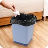 Dynko Small Bin Liners Bags, 10 Liter Drawstring Trash Bag,