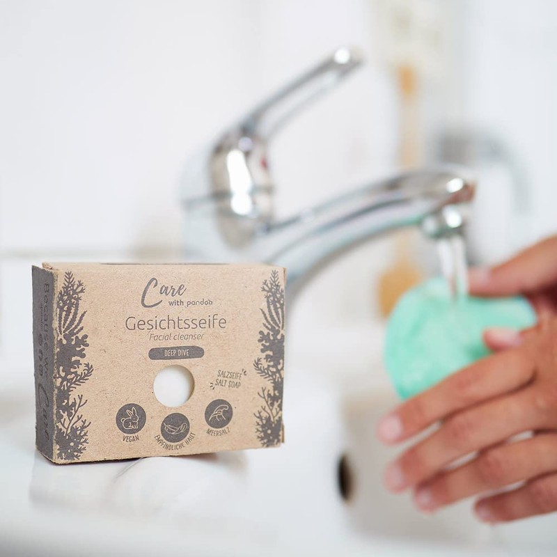 pandoo Face Soap | Natural Salt Soap Deep Dive 100