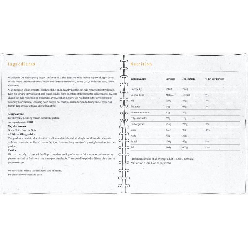 Jordans Super Fruity Granola, 550g