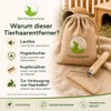 Effective Wooden Pet Hair Remover for Rabbits & Guinea Pigs