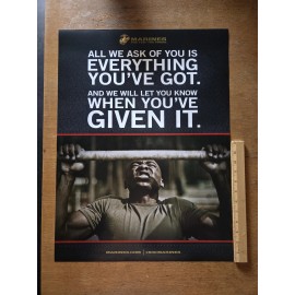 18"x24" U.S. Marine Corps Recruitment Poster "Everything You Got"