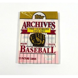 1991 Topps Archives Baseball The Ultimate 1953 Set Pack Sealed (12 Cards)