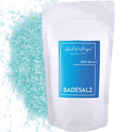 Hallingers Deep Pacific - Hochwertiges Badesalz als Geschenk mit Totes Meer Badesalz - aus dem Maxl Hallinger Duftatelier (Set) - Ostergeschenke Osterkörbchen Ostereier & als Osterdeko | Geburtstag Gl