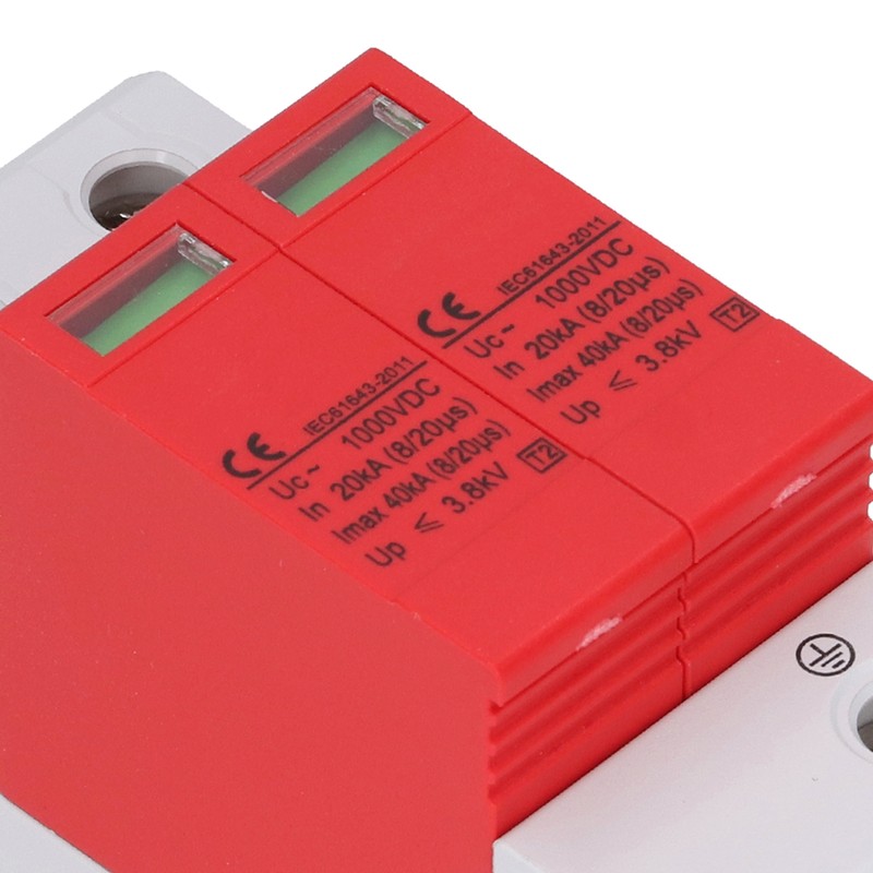 Surge Protective Device 2P 40KA 1000V PV Voltage Protection Arrester