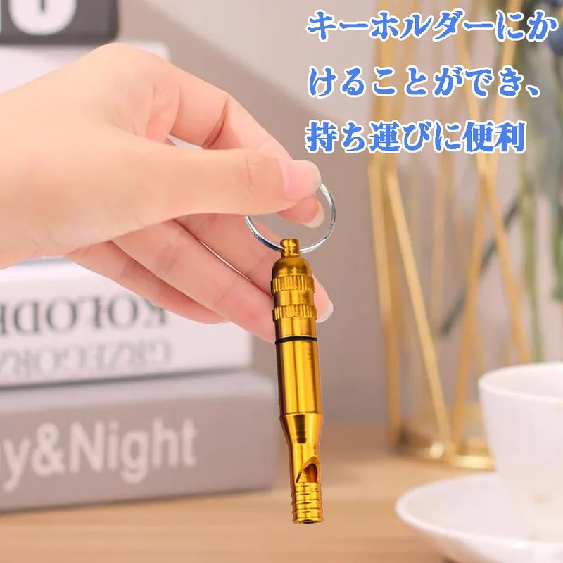 TBDBNR Disaster Whistle, Emergency Survival Whistle, Training Whistle, Aluminum Alloy