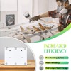 DITKOK White Magnetic Spray Booth Box, Wall Mounted Spray Booth