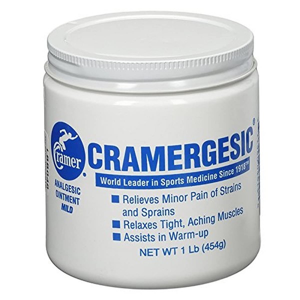Cramergesic Mild Warmth Analgesic for Relief from Muscle Soreness, Aches, Joint & Arthritis Pain, Penetrating Pain Relief Cream Soothes Tight Muscles Before & After Workout, Exercise, or Fitness