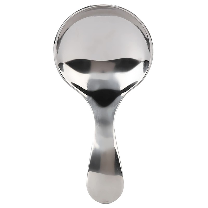 QANYEGN Stainless Steel Short Handle Spoon, Silver Short Handle Spoons,