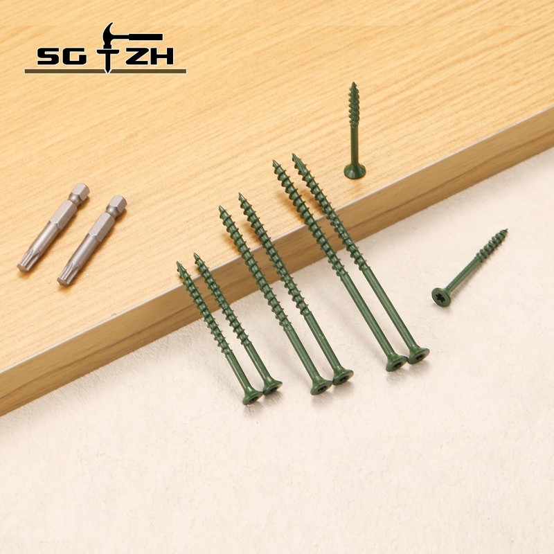 SG TZH #8 x 1-5/8" Deck Screws (306Pcs) 2lb. Exterior
