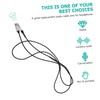 KICHOUSE Noise-Cancelling -c Headphone Cable Audio Wire for Headphones Professional