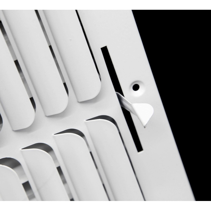 12"w x 12"h 3-Way Fixed Curved Blade AIR Supply Diffuser