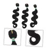 FOMIYES 3 Pack Body Wave Hair Extensions Synthetic Wig No