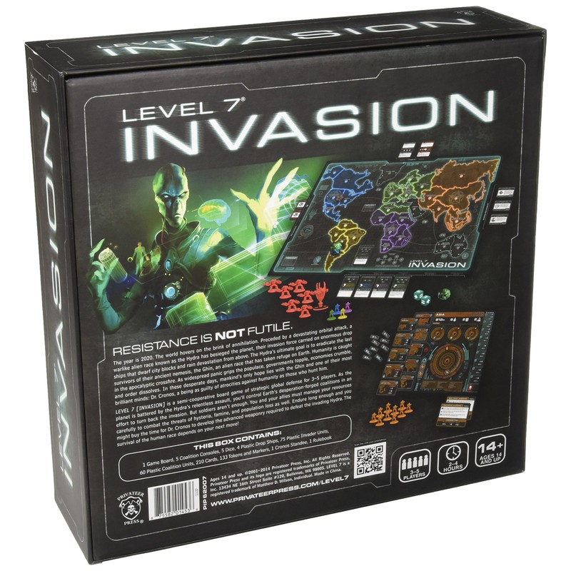 Level 7 Invasion Board Game