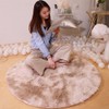 Jyswx Round Shaggy Area Rugs for Living Room - Fluffy