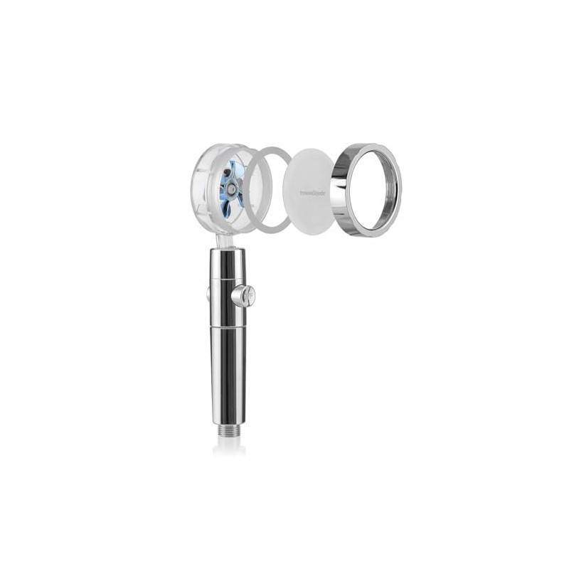 InnovaGoods® Heliwer Shower Head, Ecoshower Filter Technology with Pressure Propeller