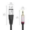 3.5mm to XLR Cable, Professional 1/8 Inch Jack Stereo to