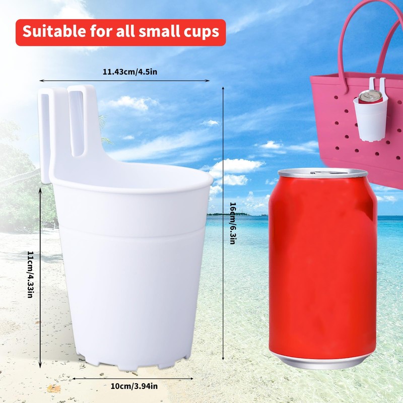 Cup Holder for Bogg Bag, Beach Bag Drink Holder Attachment
