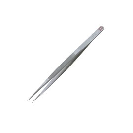 Swiss Made Tweezers with Large tip and Chrome Finish, INOX L, Designed for Jewelers