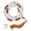 108 Mala Beads Bracelet Natural Healing Crystal Stone Mala Prayer