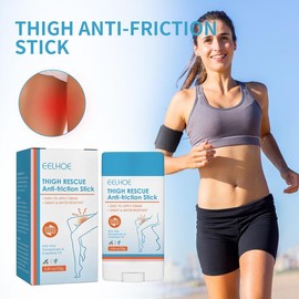 EELHOE Anti-Friction Stick for Thighs & Skin Protection | Waterproof, Sweatproof, Non-Greasy Formula | Prevent Chafing, Rashes, Blisters | Portable Design for Legs, Heels, Arms | Travel-Friendly, Quick-Absorbing Cream Stick - Specification: 1pcs
