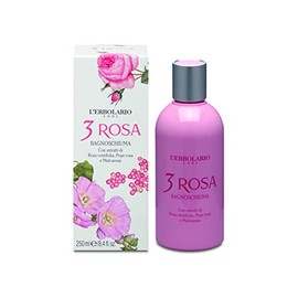 LErbolario Lerbolario shower gel - 3 rose - floral. spicy scent - made with provence rose, pink pepper and hollyhock - cruelty free, no silicones,... 