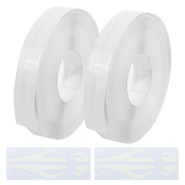 Flaconi 2 in 1 Car Stickers,Car Decals,Racing Stripes,Car Stripes Decals,Car Body Stickers,Vinyl Car Decal Stickers,Car Hood Stripe Sticker,Car Stickers and Decals,Fits Cars,Motorhomes,Helmets (White)