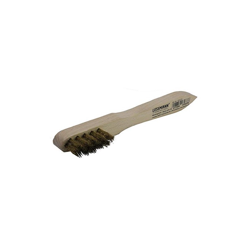 Lessmann Spark Plug Brush, Corrugated Brass Wire Brush Brass Brush