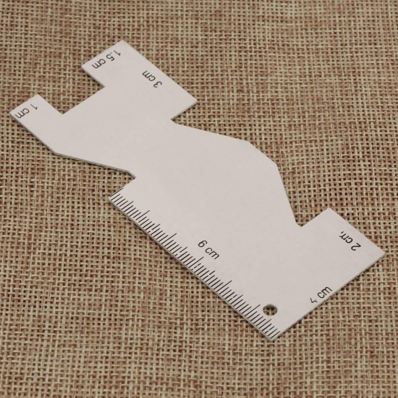 regle Patchwork + 1Pcs Metal Measuring Gauge Quilting Ruler Sewing